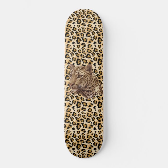 Skateboard Guépard Sauvage (Recto)