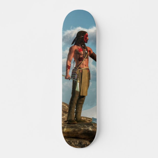 Skateboard Guerrier de faucon (Devant)