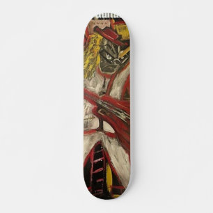 Skateboard Guitariste Abstrait VII