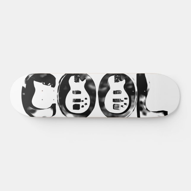 SKATEBOARD GUITARS COOL ROCK (Horz)
