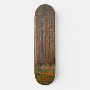 Skateboard Gustav Klimt - Forêt de pins de Tannenwald