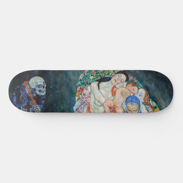 Skateboard Gustav Klimt - Mort et vie (Horz)