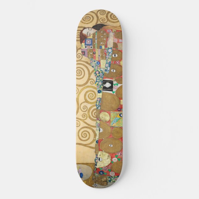 Skateboard Gustav Klimt - Réalisation, Stoclet Frieze (Recto)