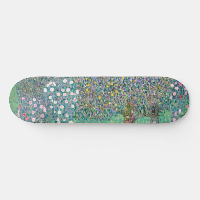 Skateboard Gustav Klimt - Rosiers sous les arbres (Horz)