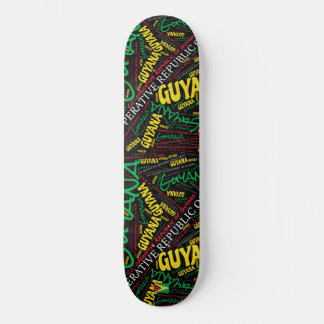 Skateboard Guyana National Pride Wordcloud