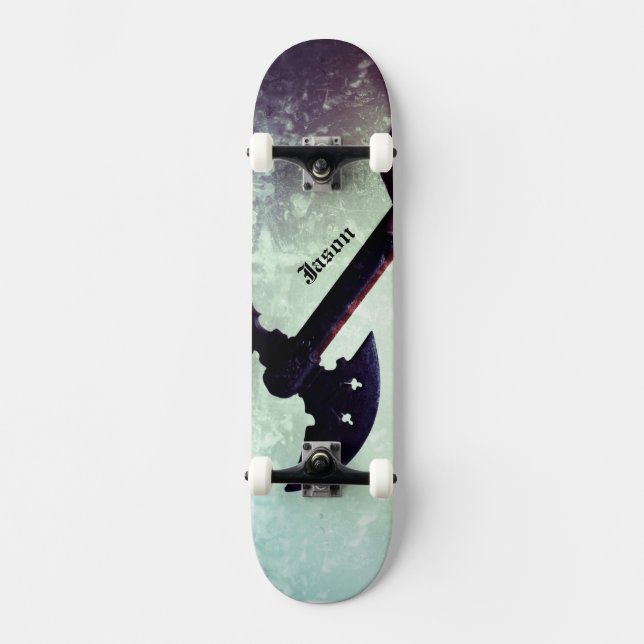 Skateboard Hache de combat élevée (Recto)