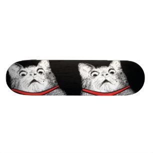 Skateboard Halètement étonné Meme - planche à roulettes de