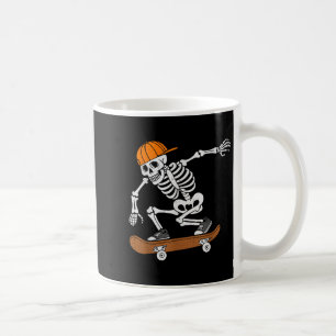 Skateboard Halloween Costume Skeleton Skateboardin Coffee Mug