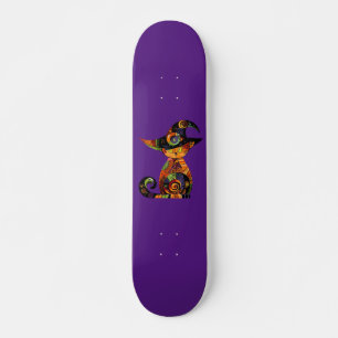 Skateboard Halloween/mystique/chat/chute