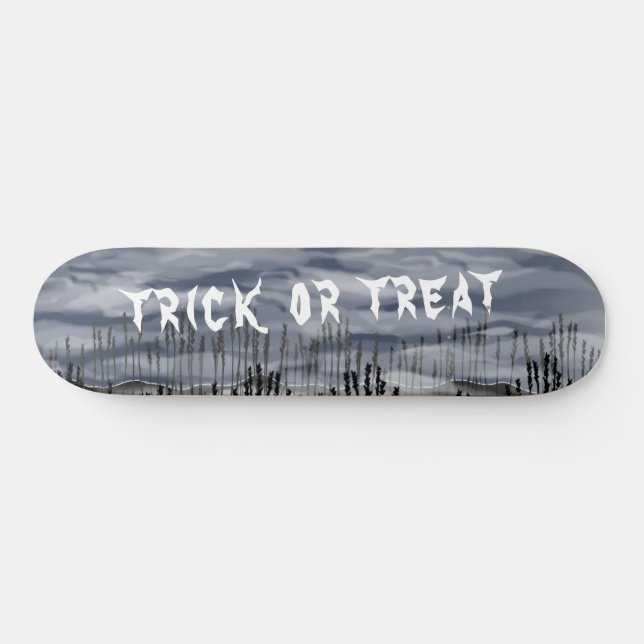 Skateboard Halloween personnalisé Horreur Déplaisant skateboa (Horz)