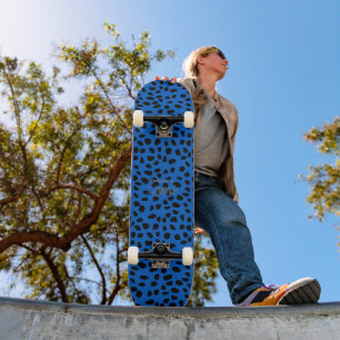 Skateboard HAMbWG Blue Leopard