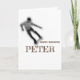 SKATEBOARD HAPPY BIRTHDAY Boy Card