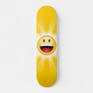 Skateboard Happy Face Smiley Emoji