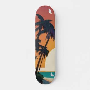 Skateboard Hawaiian/Aloha/Tropical/plage