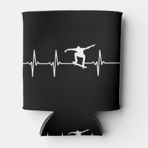 Skateboard Heartbeat Can Cooler