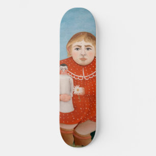 Skateboard Henri Rousseau - Enfant avec poupée