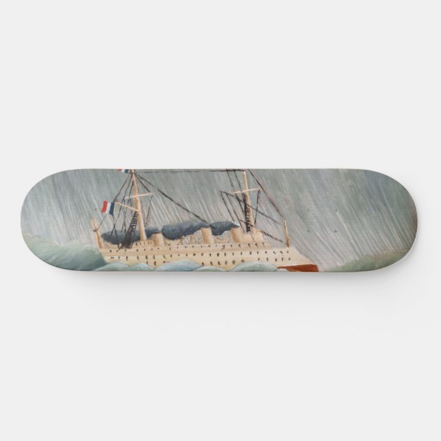 Skateboard Henri Rousseau - Le navire dans la tempête (Horz)