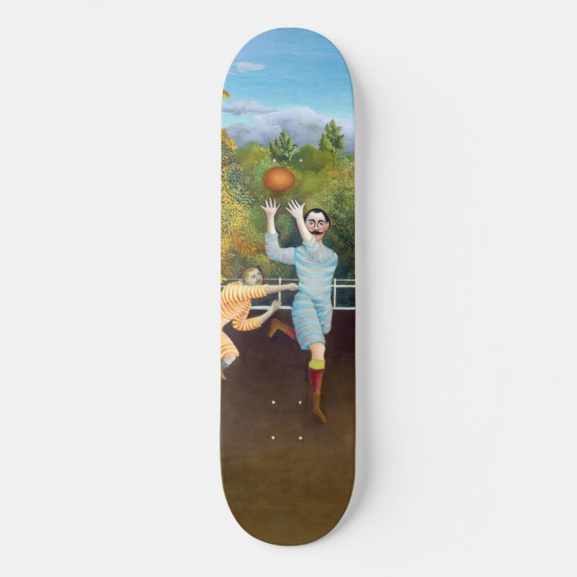 Skateboard Henri Rousseau - Les joueurs de football (Recto)