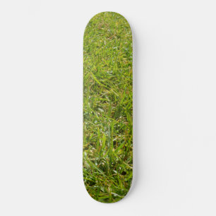 Skateboard Herbe verte, jardiner,