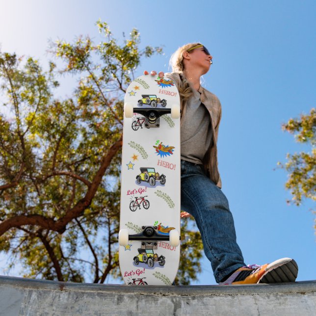 Skateboard Hero Bicycle Car Airplane  (Outdoor 1)