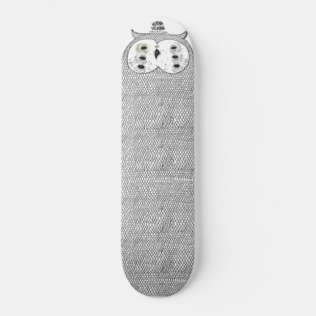 Skateboard Hibou blanc par Keaton Henson (Recto)