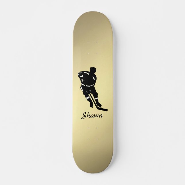 Skateboard Hockey Joueur Sport Design (Devant)