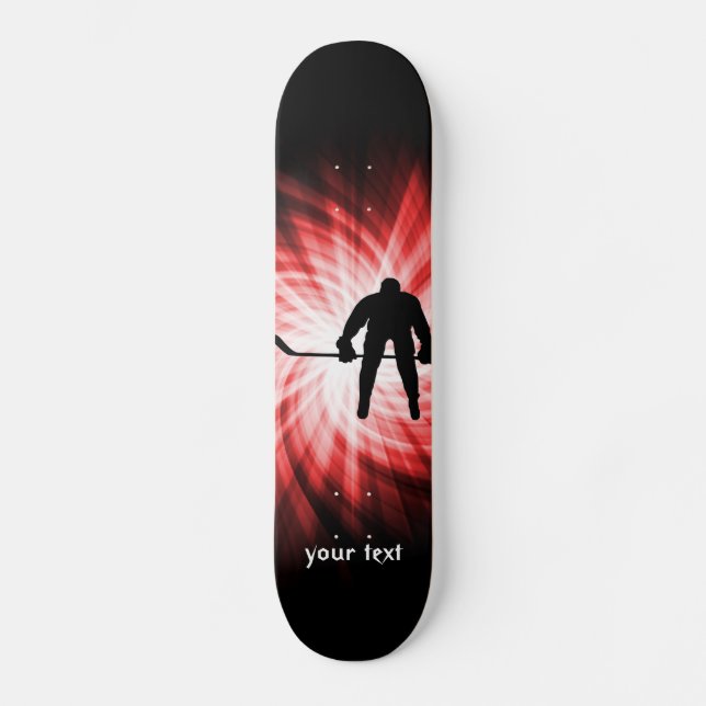 Skateboard Hockey rouge (Recto)