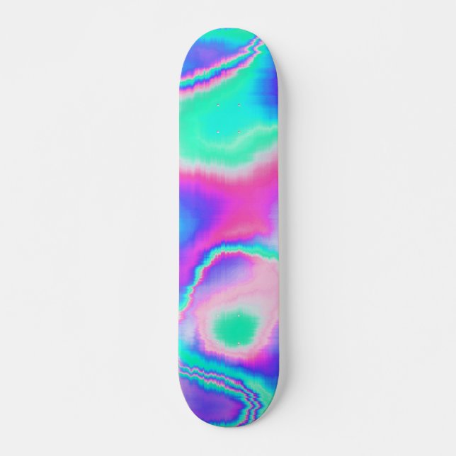 Skateboard Holographic Glitch (Devant)