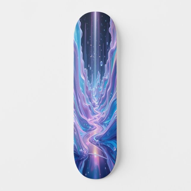Skateboard Holographique Waves Edition 1 (Recto)