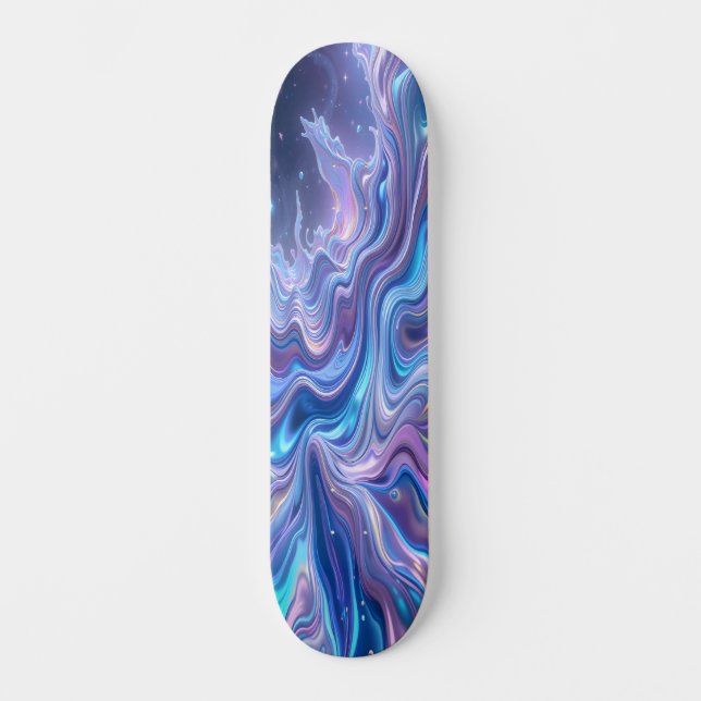 Skateboard Holographique Waves Edition 4 (Recto)