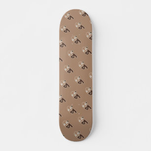 Skateboard Homme au café Abstrait