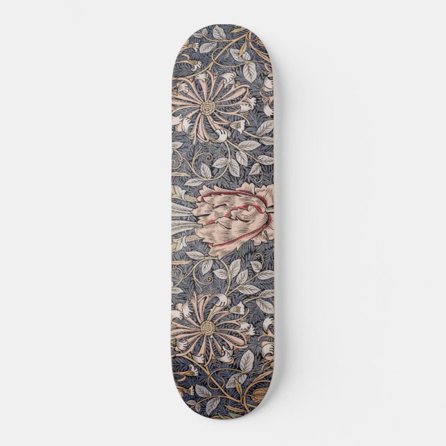 Skateboard Honeysuckle Print (par William Morris) (Recto)