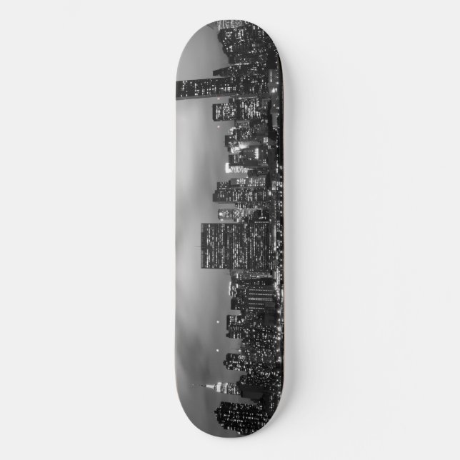 Skateboard Horizon de Manhattan la nuit (Recto)