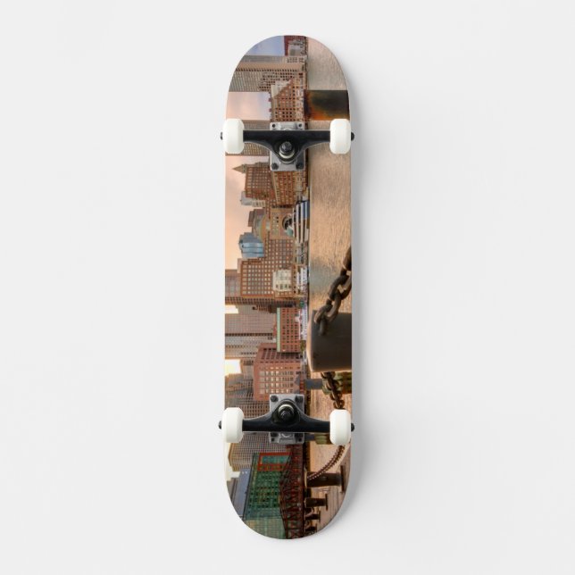 Skateboard Horizon de secteur financier de Boston (Recto)