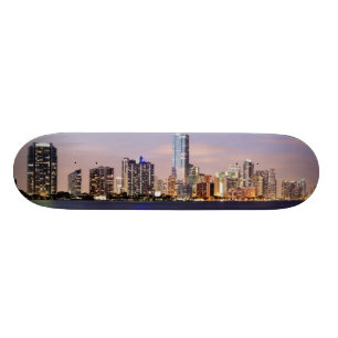 Skateboard Horizon des Etats-Unis, la Floride, Miami au