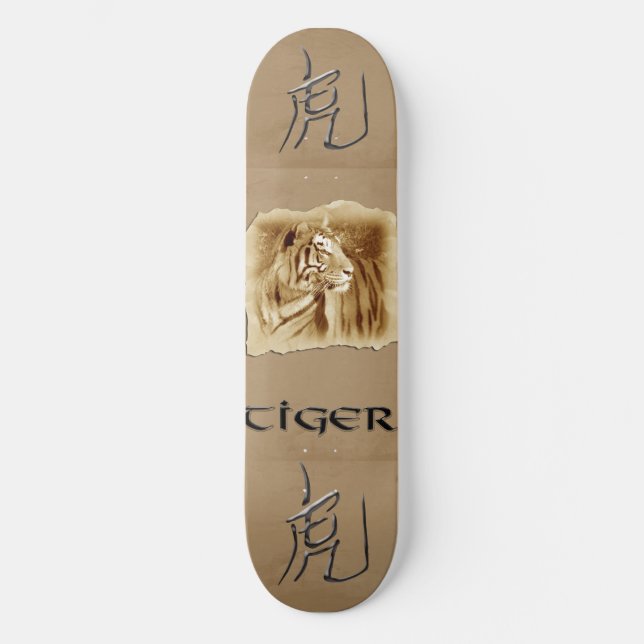 Skateboard Horoscope/Astrologie Tiger-Chinois (Recto)