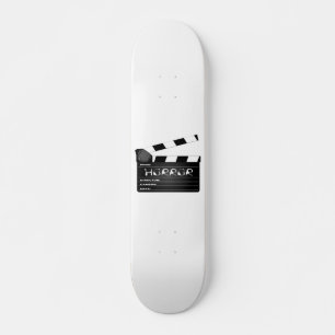 Skateboard Horreur Movie Clapperboard