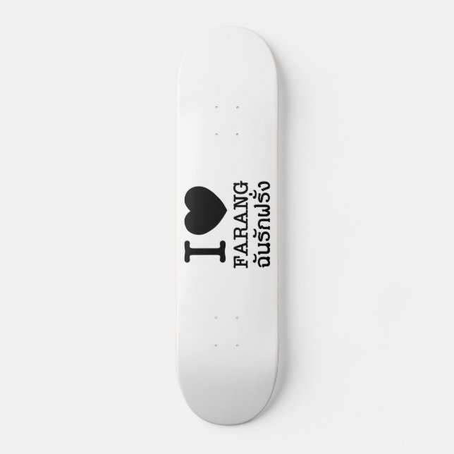Skateboard I Black Heart (Amour) Farang (Recto)