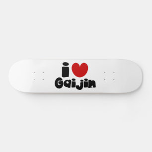 Skateboard i heart Gaijin