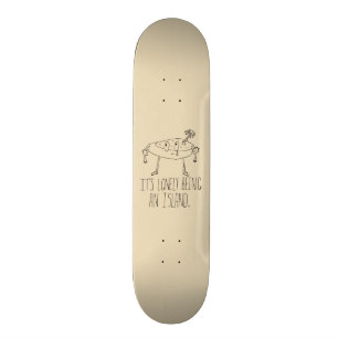 Skateboard Île Cartoon