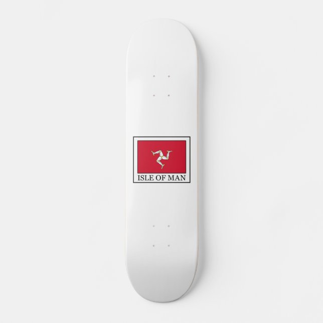 Skateboard Île de Man (Recto)