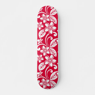 SKATEBOARD ÎLE PLUMERIA (ROUGE DE STRAWBERRY)