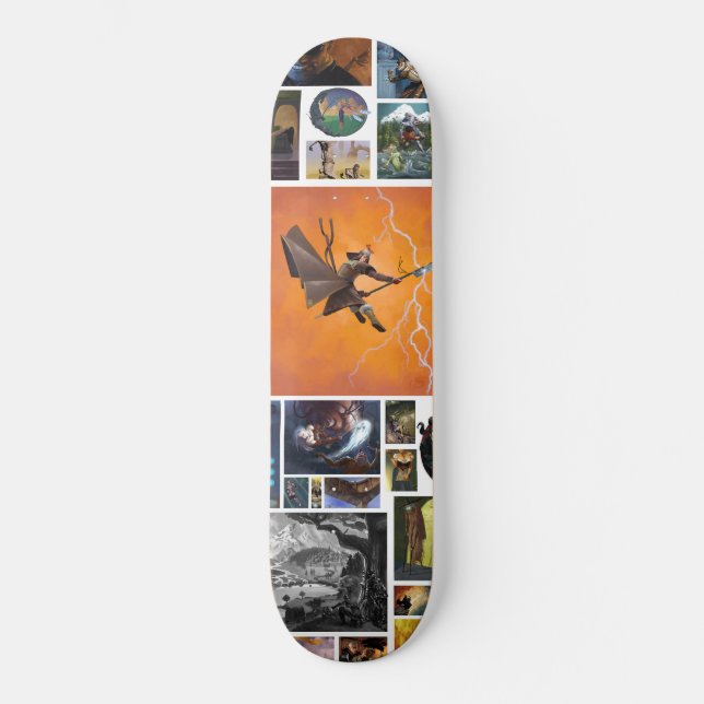 Skateboard illustration (Recto)