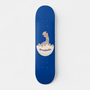 Skateboard Illustration d'autruche pour bébé à couver mignon