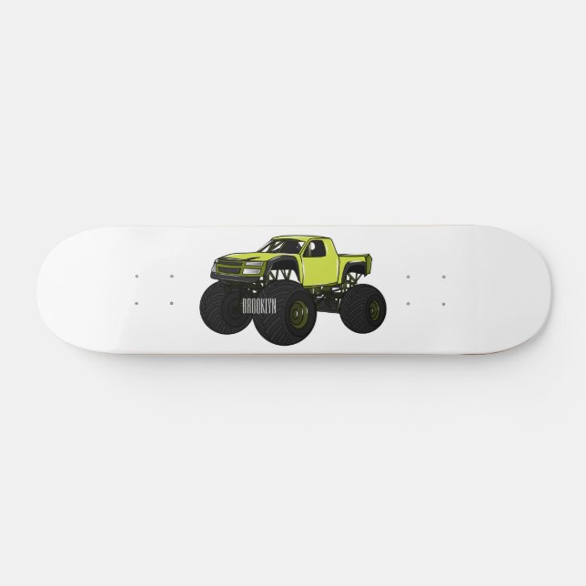 Skateboard Illustration de camion monstre (Horz)