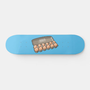 Skateboard Illustration de carton d'oeufs