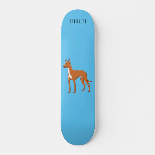 Skateboard Illustration de chien de chien de chien de chien d (Devant)