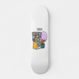 Skateboard Illustration de dessin de bonbon