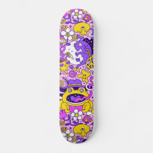 Skateboard Illustration de dessin mignon