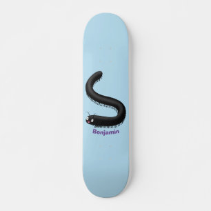 Skateboard Illustration de dessin mignon millipede
